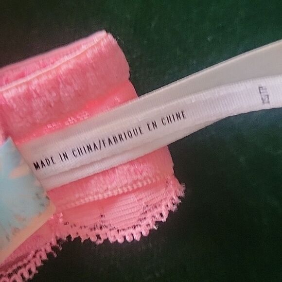 Intimately Free People XS Galloon Lace Halter Bra Bralette Pink Boho Halter Sexy - Picture 4 of 7